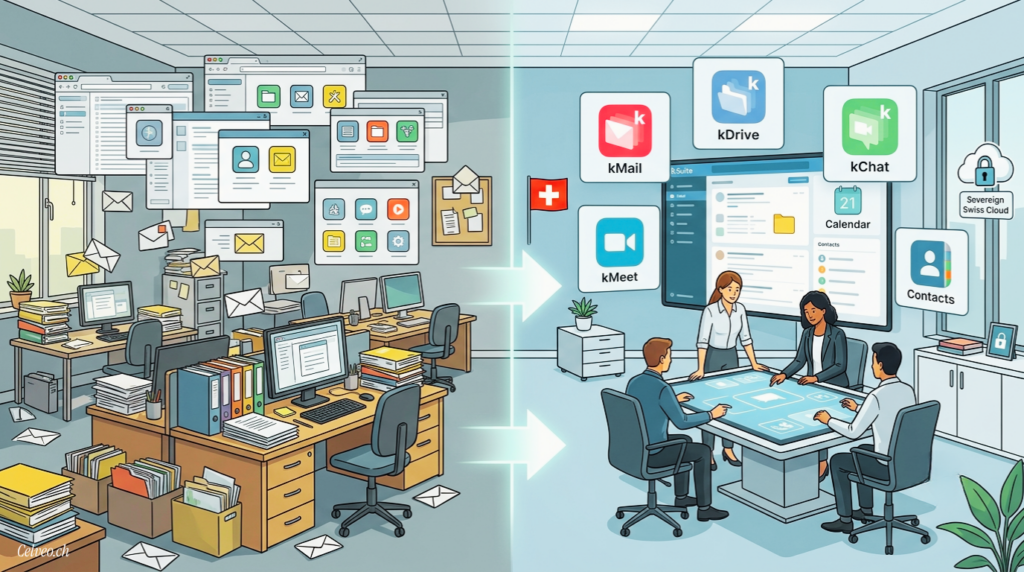Infomaniak Workspace pour PME suisses